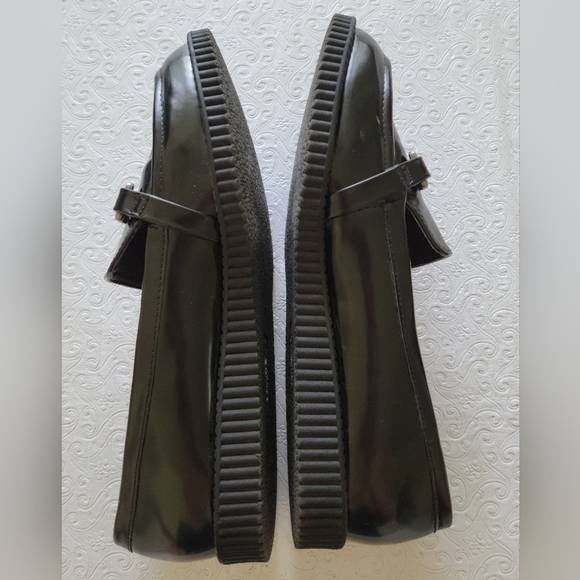 Rocket Dog Black Patent Leather Slip on Shoes Loafers Womens Size 8.5 - Picture 3 of 10